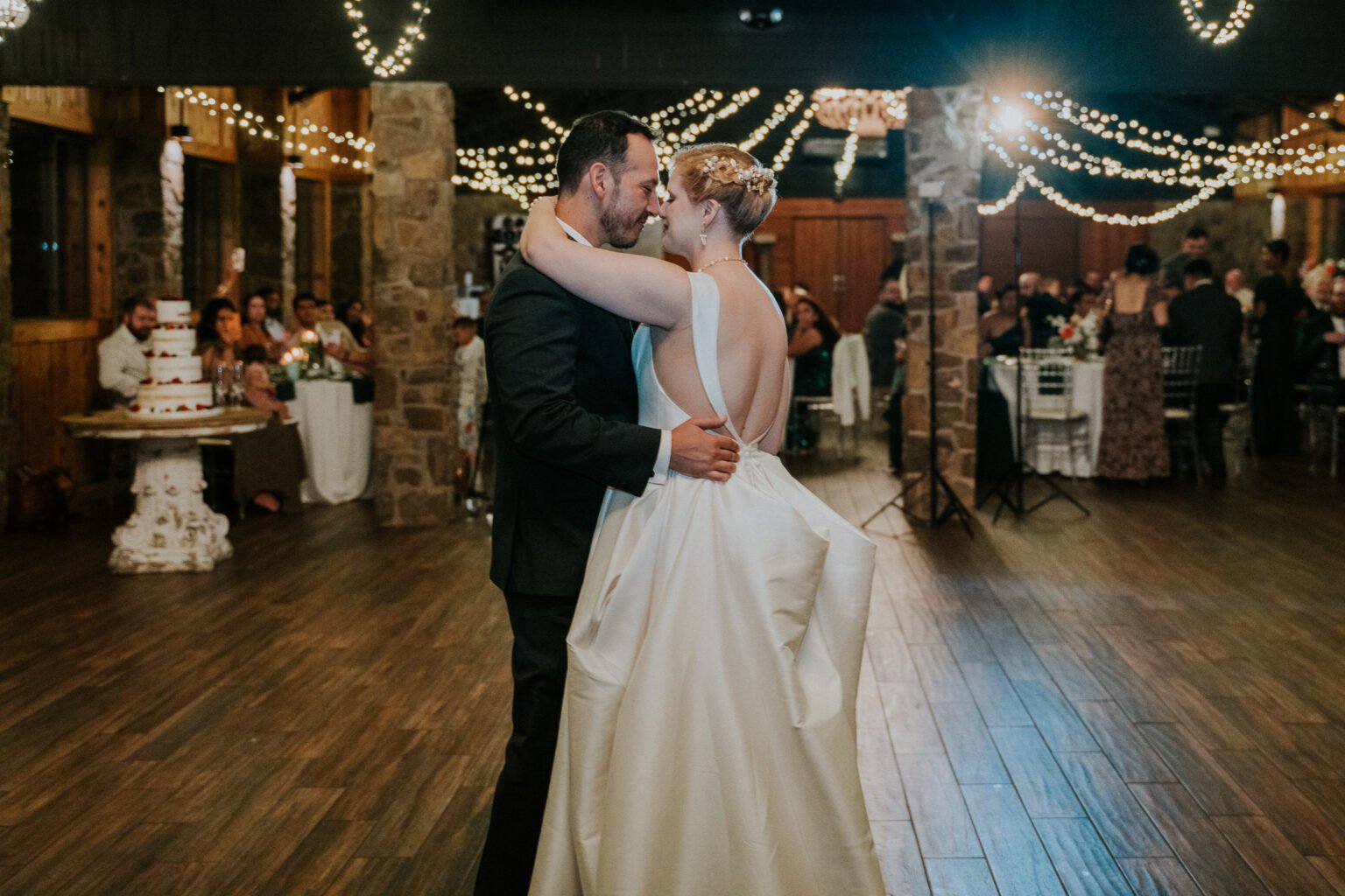 Reception at Stone Chapel at MattLane Farm in Fayetteville