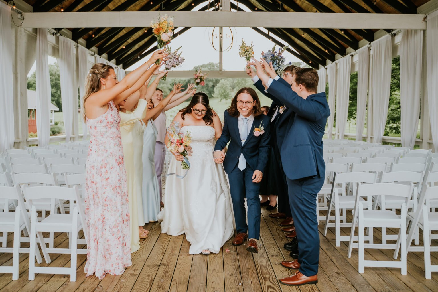 Sassafras Springs Vineyard wedding in Springdale, Arkansas