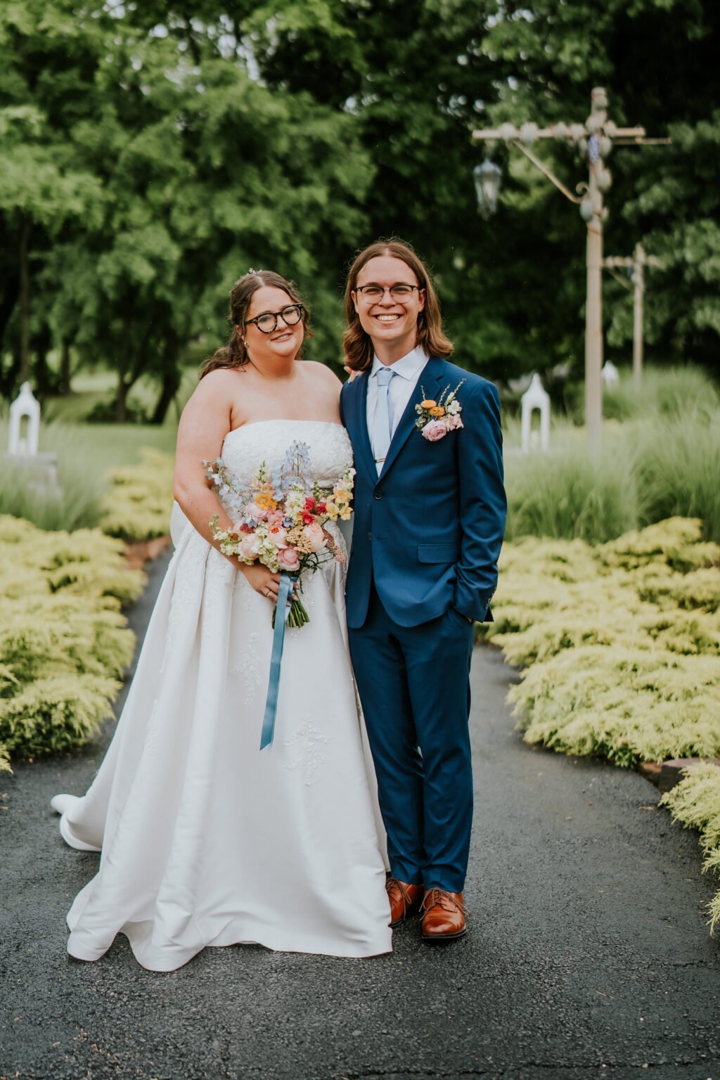 Bride at Sassafras Springs Vineyard in Springdale, Arkansas