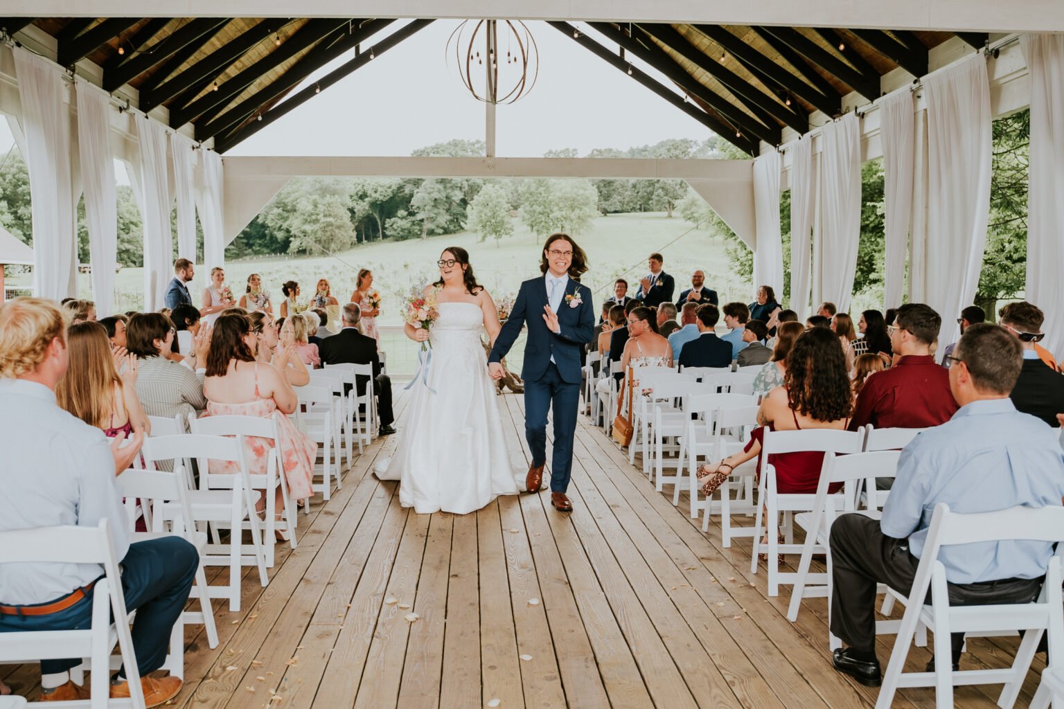 Ceremony at Sassafras Springs Vineyard, Springdale AR